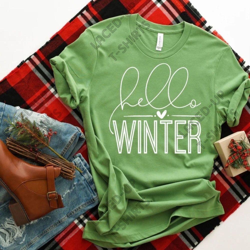 Hello Winter Christmas Sweater